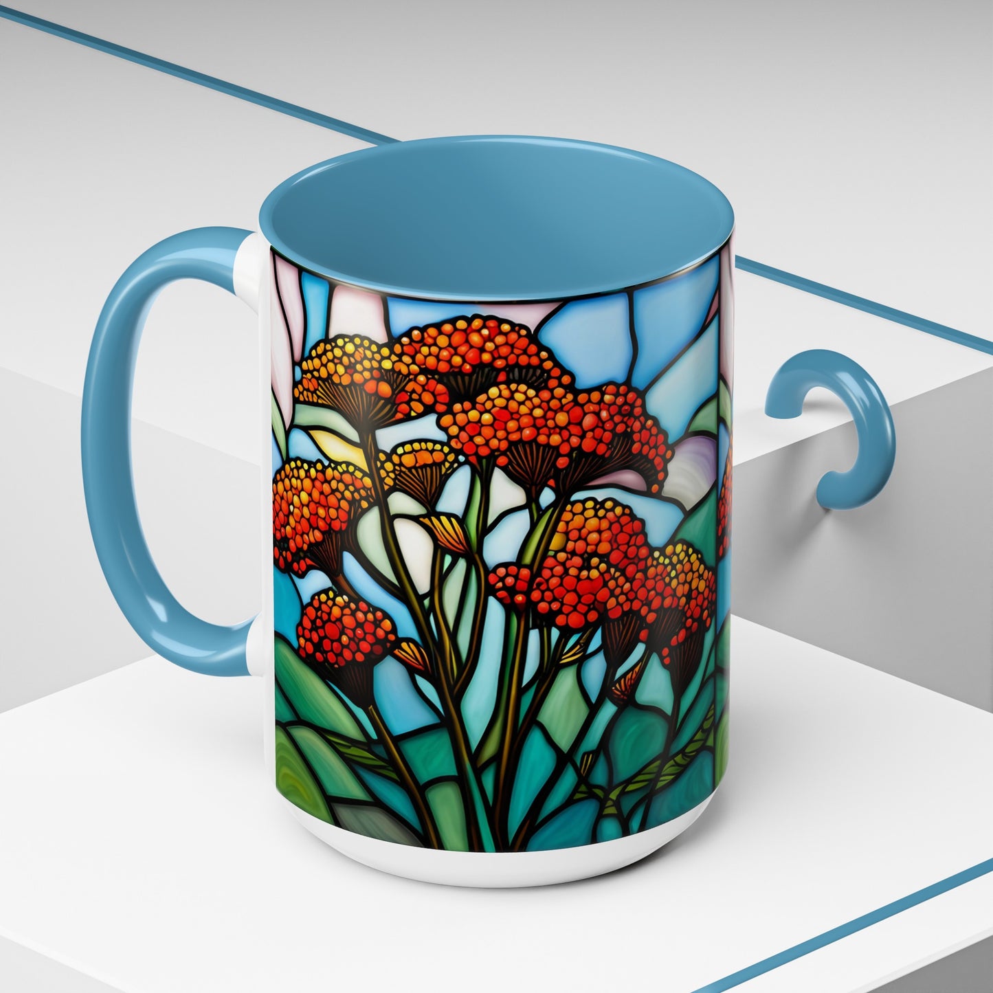 Yarrow Accent Coffee Mug 15oz