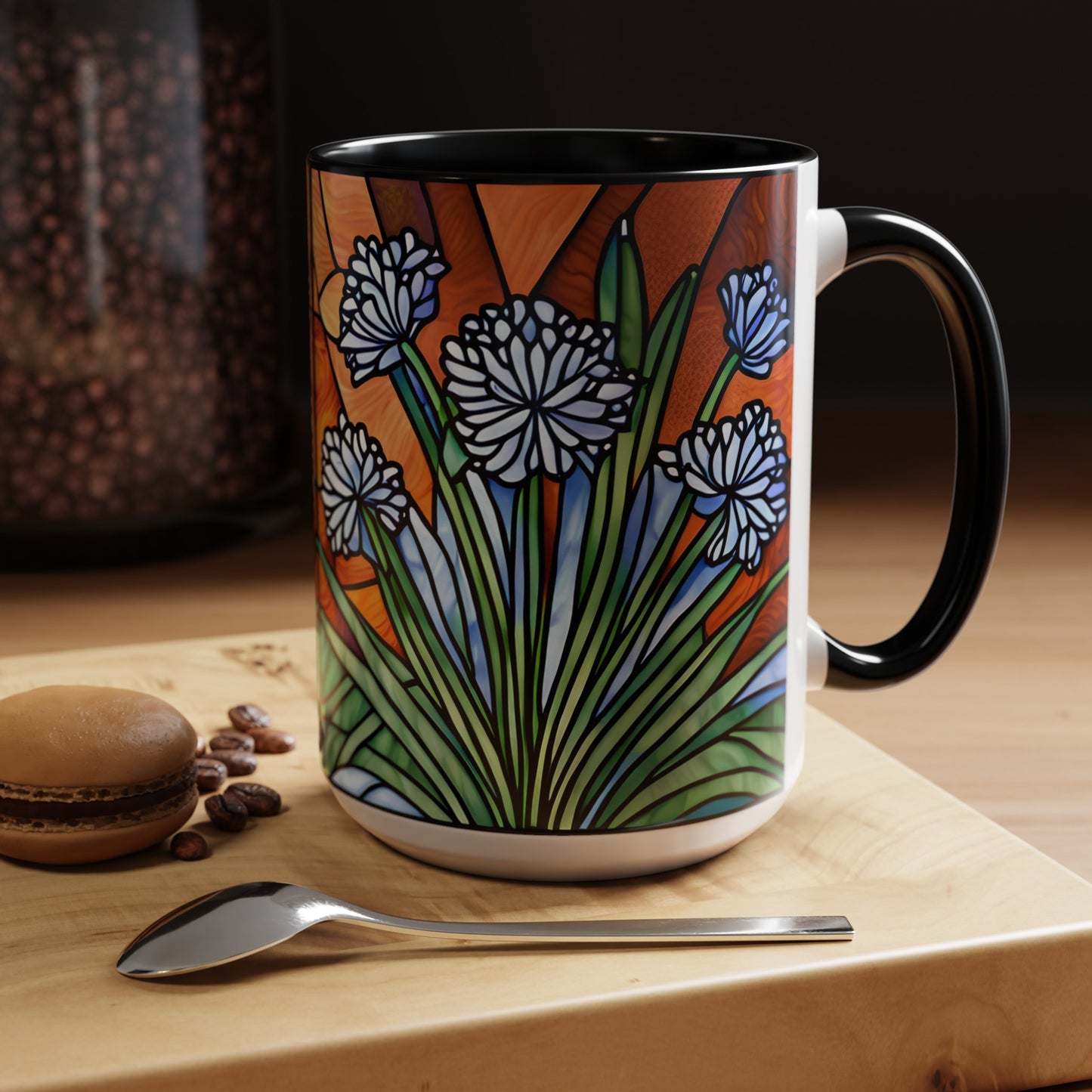 Agapanthus Accent Coffee Mug 15oz