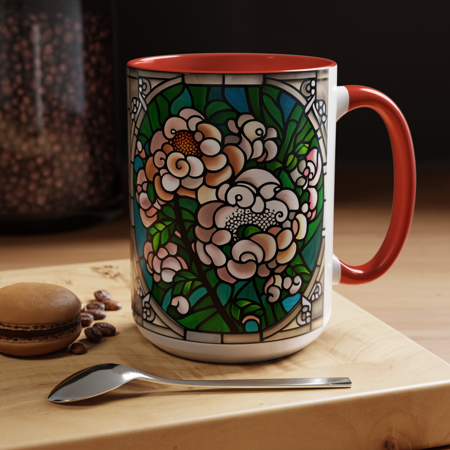 Chinese Snowball Accent Coffee Mug 15oz