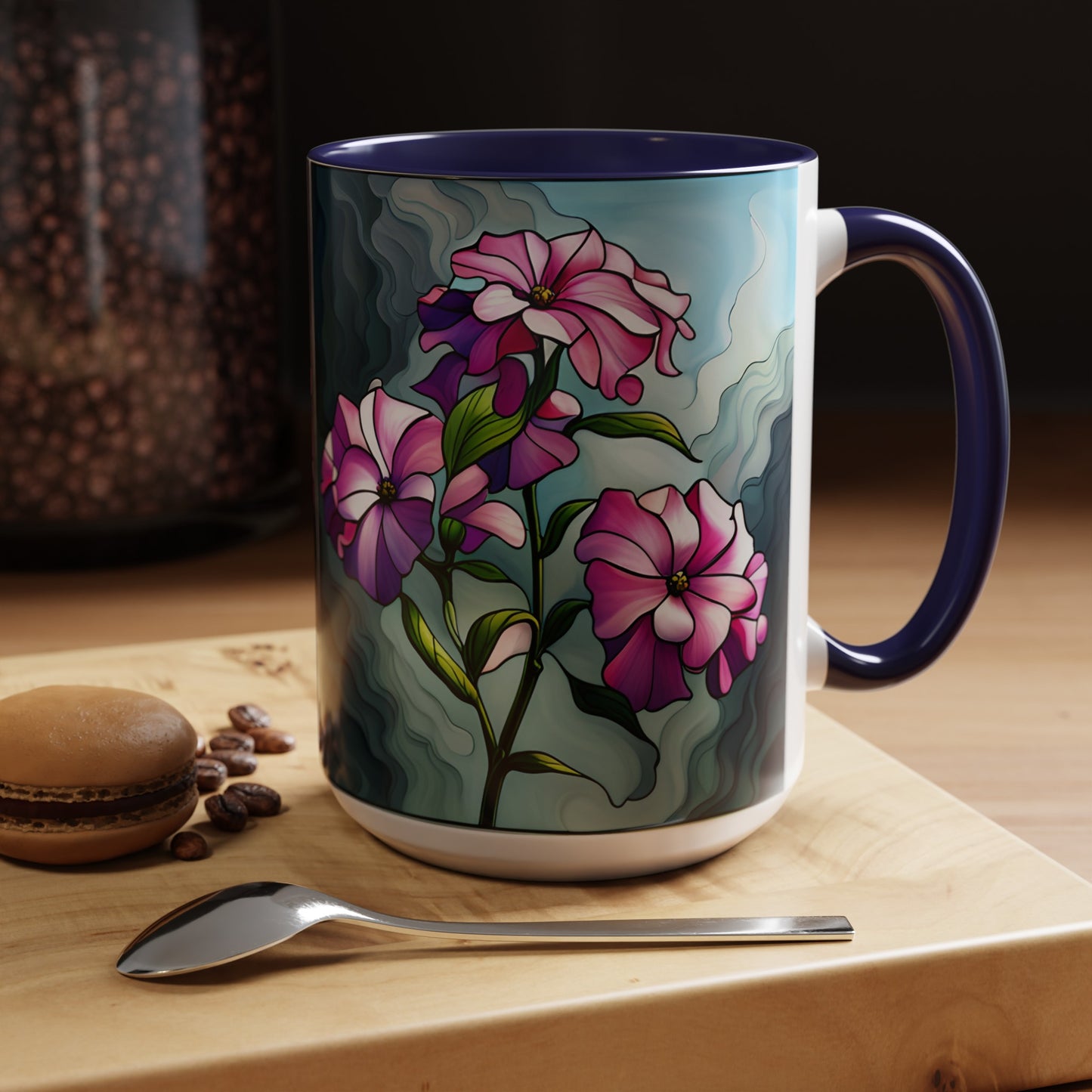 Phlox Accent Coffee Mug 15oz