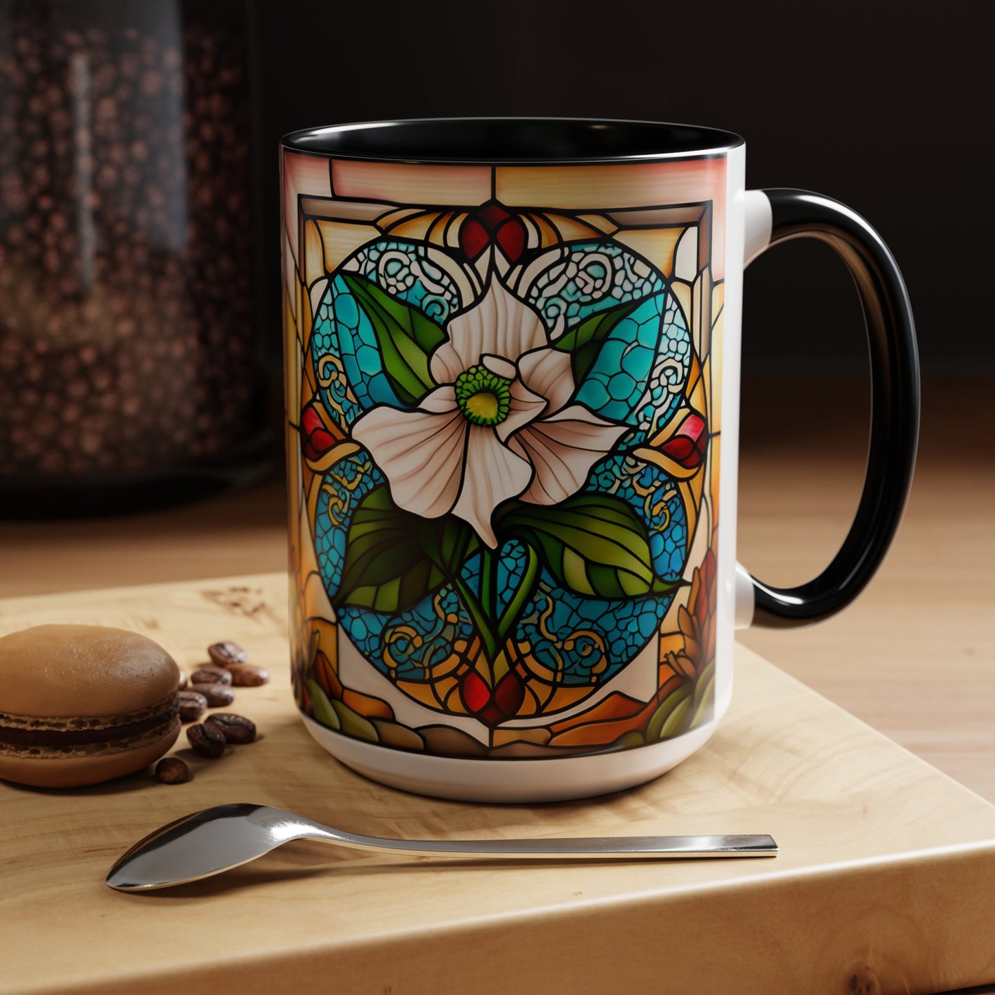 Hellebore Accent Coffee Mug 15oz