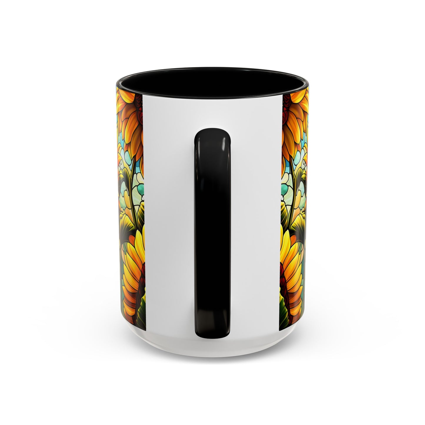 Sunflower Accent Coffee Mug 15oz