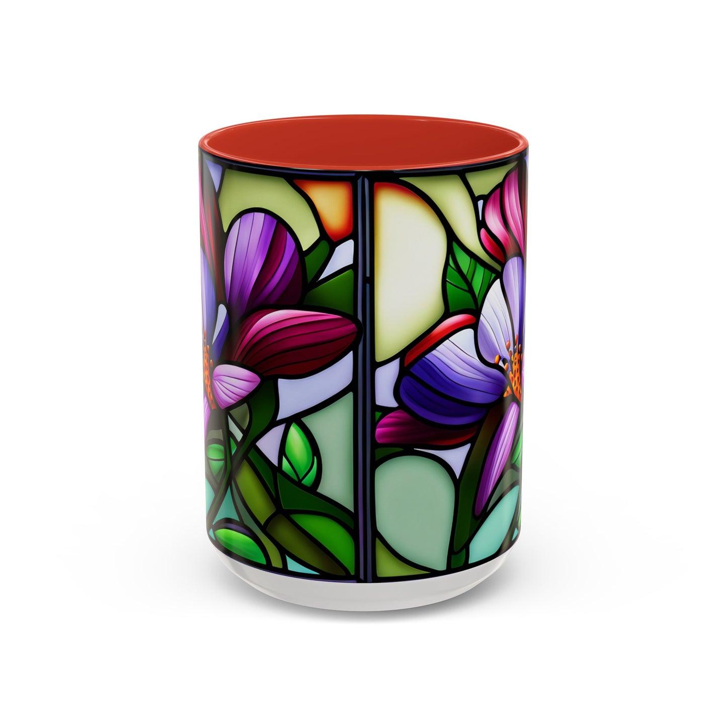 Violet Accent Coffee Mug 15oz