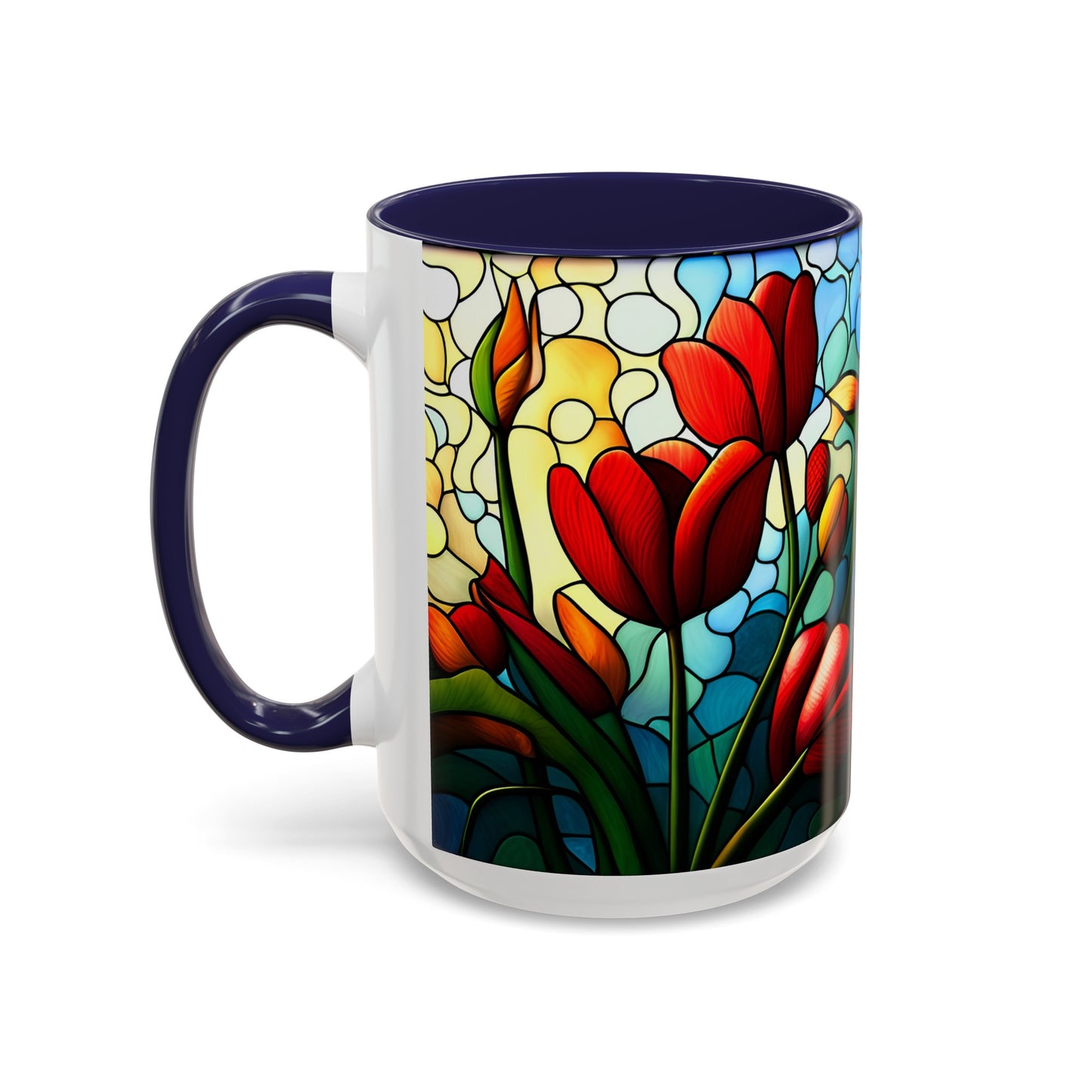 Tulip Accent Coffee Mug 15oz