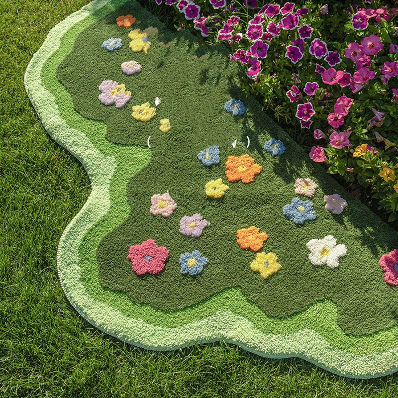 Flower Bedroom Floor Pad