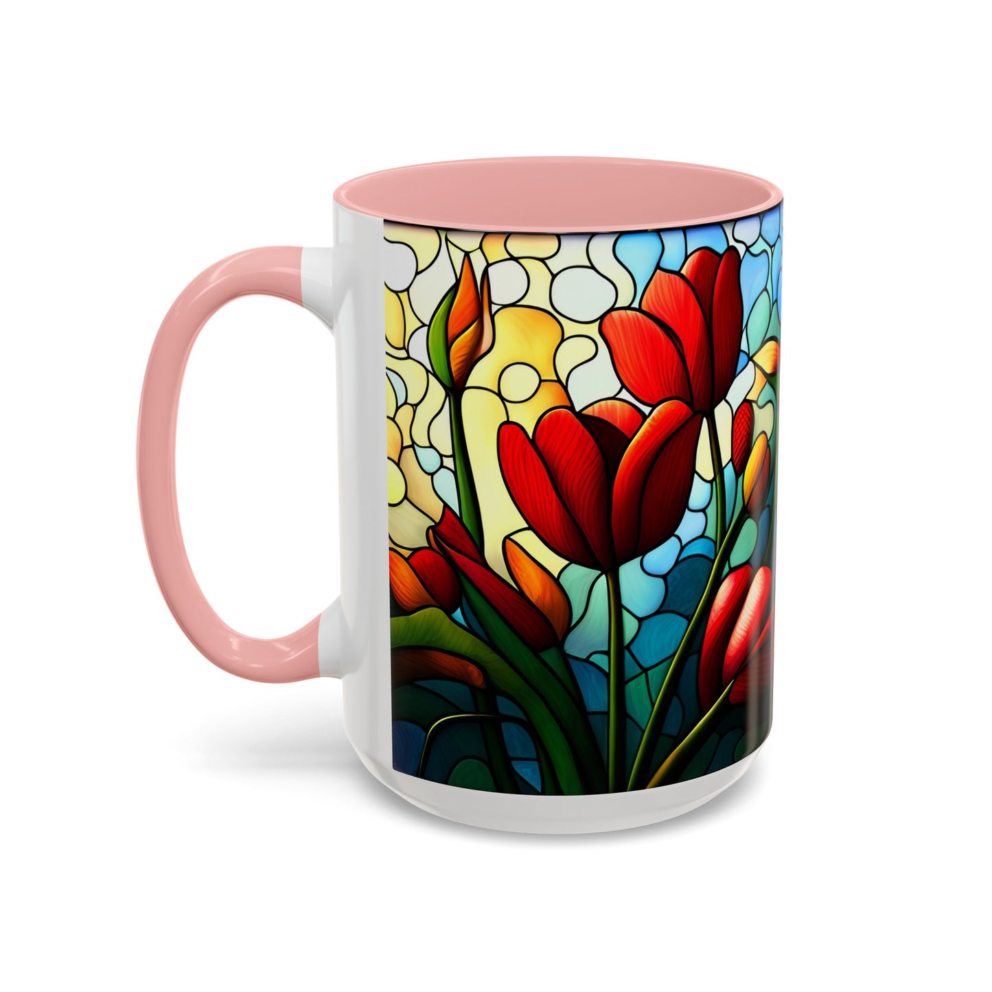 Tulip Accent Coffee Mug 15oz