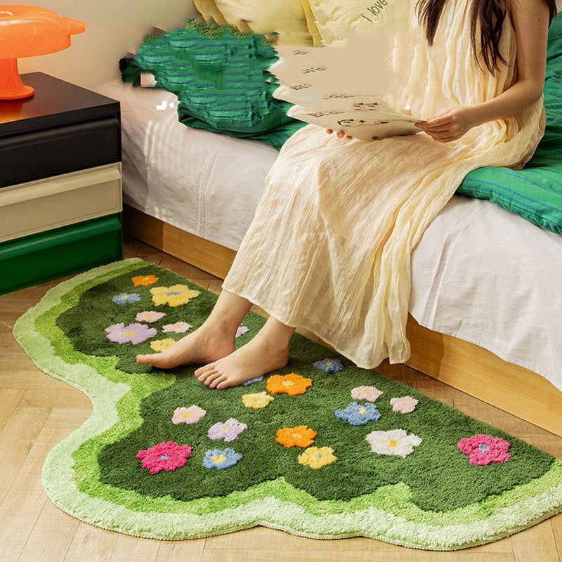 Flower Bedroom Floor Pad