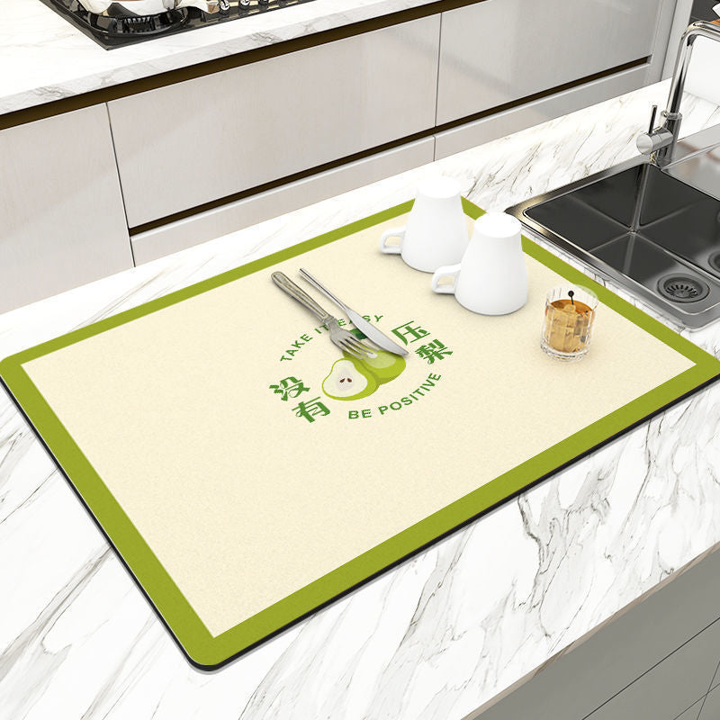 Kitchen Household Dining Table Table Wash-free Mat