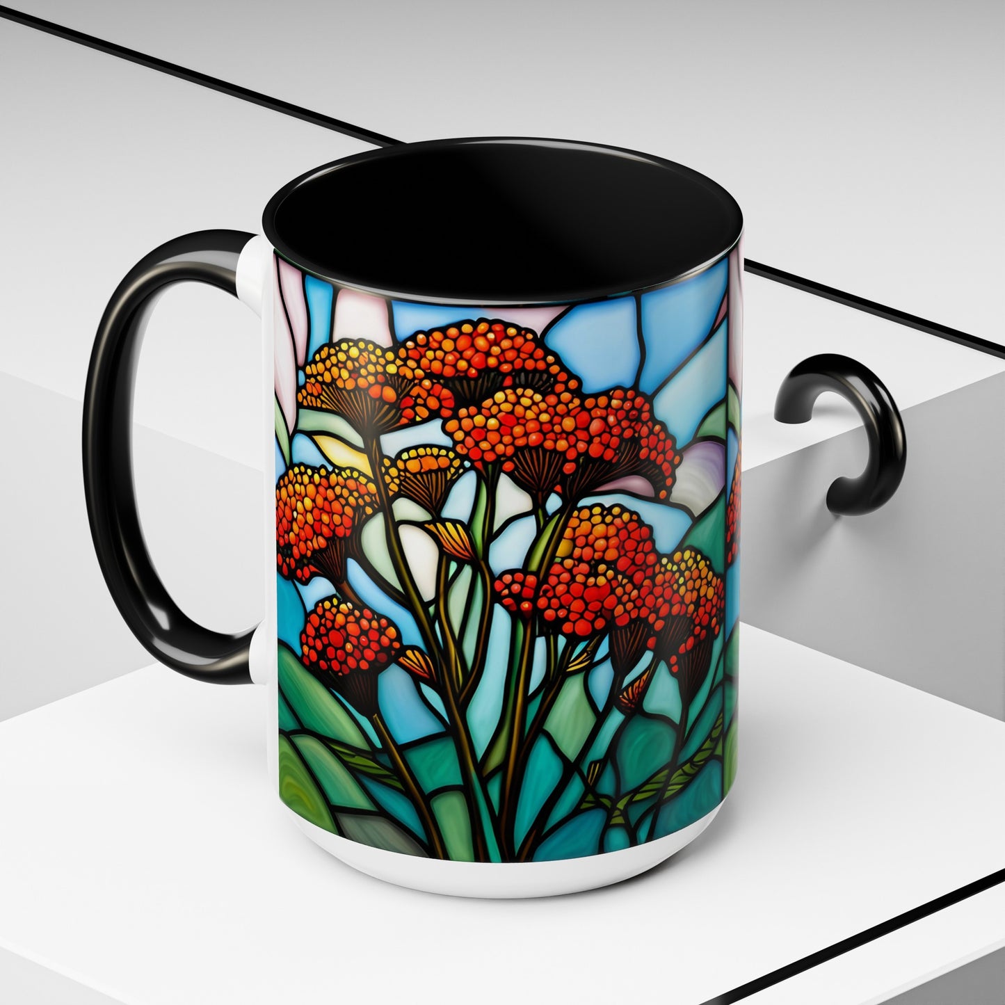 Yarrow Accent Coffee Mug 15oz