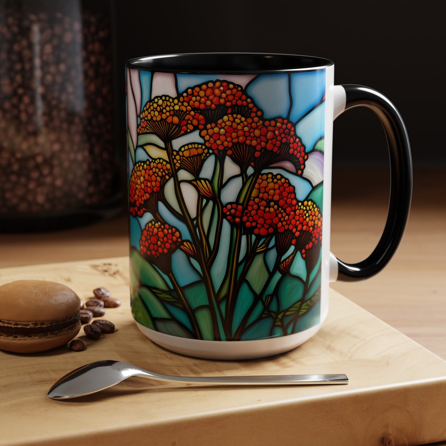 Yarrow Accent Coffee Mug 15oz