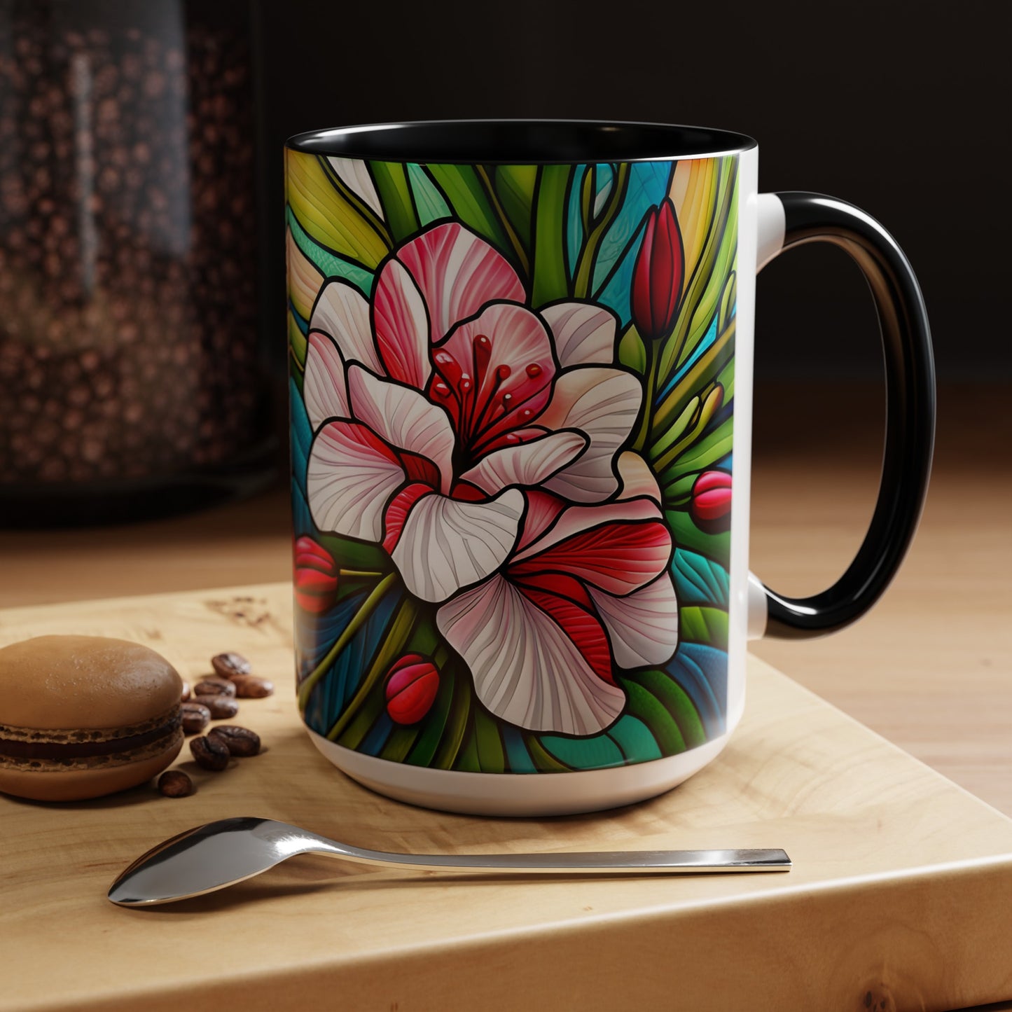 Azalea Accent Coffee Mug 15oz