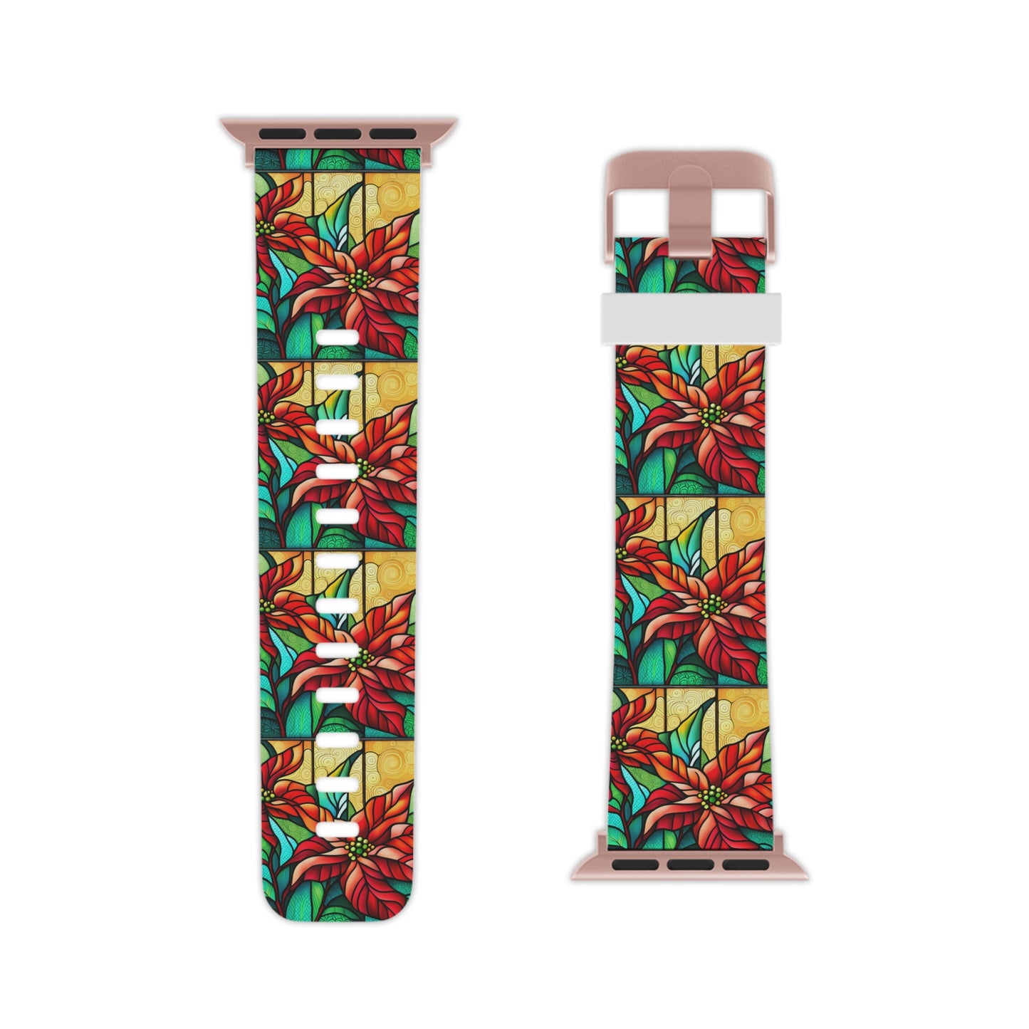 Poinsettia Watch Band for Apple Watch