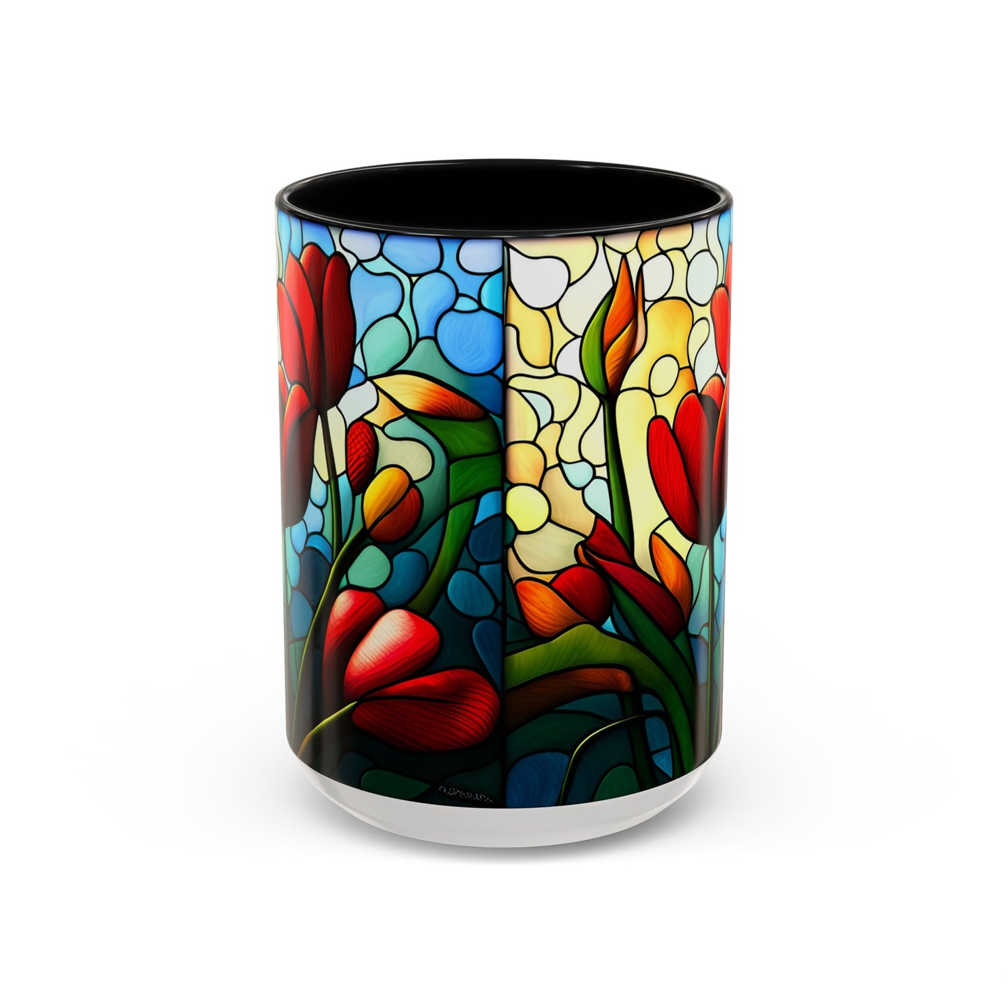 Tulip Accent Coffee Mug 15oz