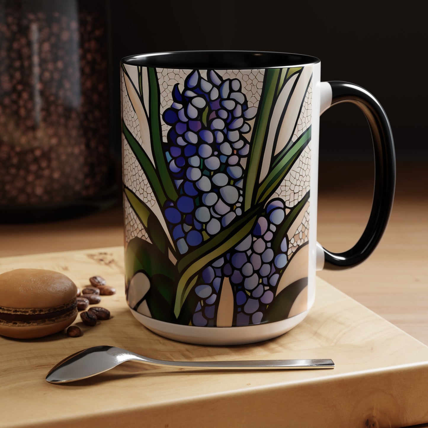 Hyacinth Accent Coffee Mug 15oz