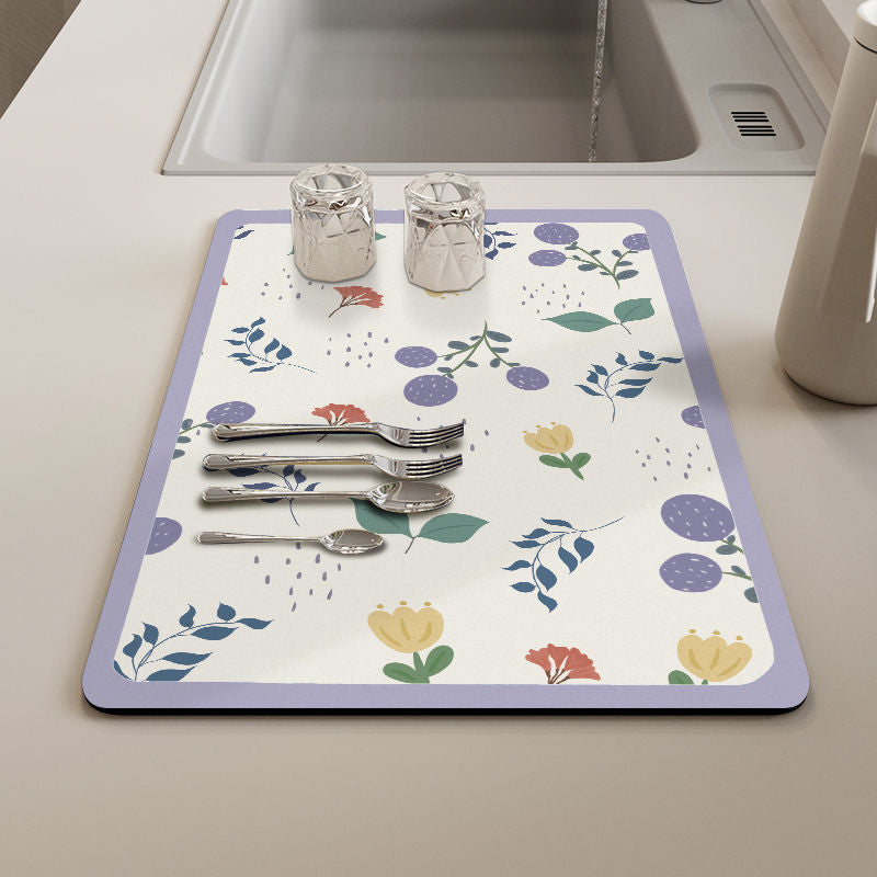 Kitchen Household Dining Table Table Wash-free Mat