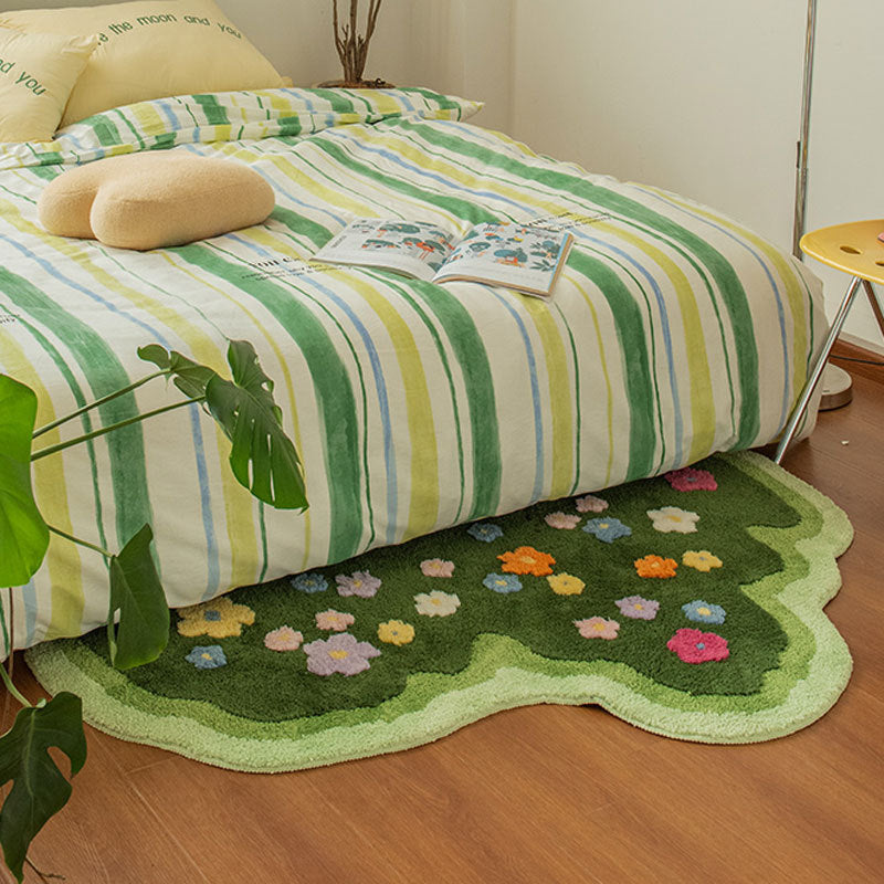 Flower Bedroom Floor Pad