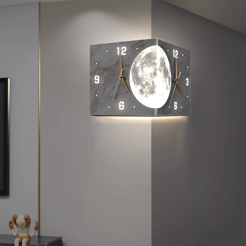 Creative Clock Wall Lamp